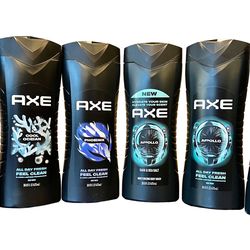 Men’s Body Washes Nivea , Axe, Irish Springs