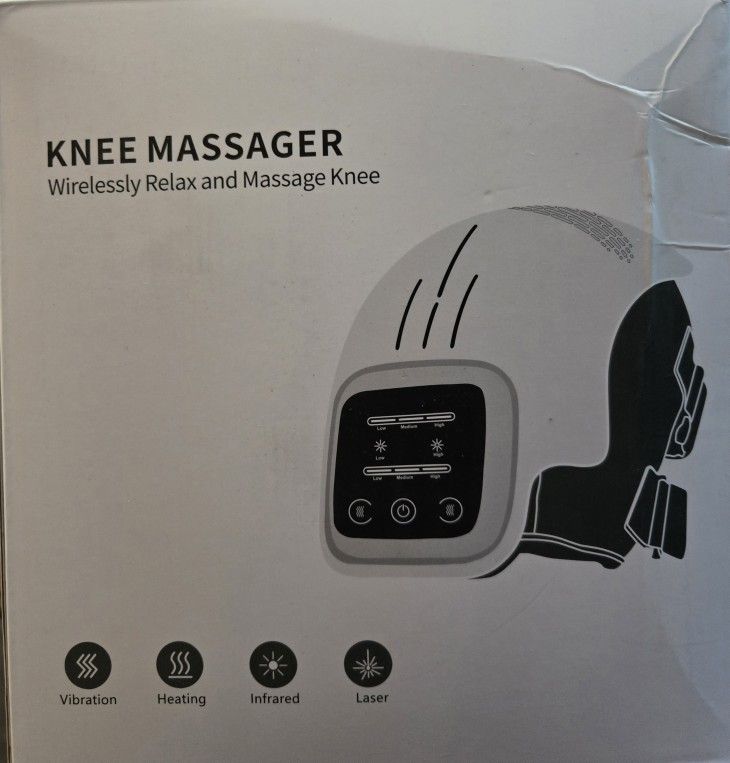 Hard Shell Knee Massager With Vibration
