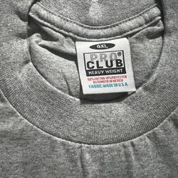 Pro Club Men’s 3 Pack Heavyweight Cotton Short Sleeve  Crew Neck T-shirt