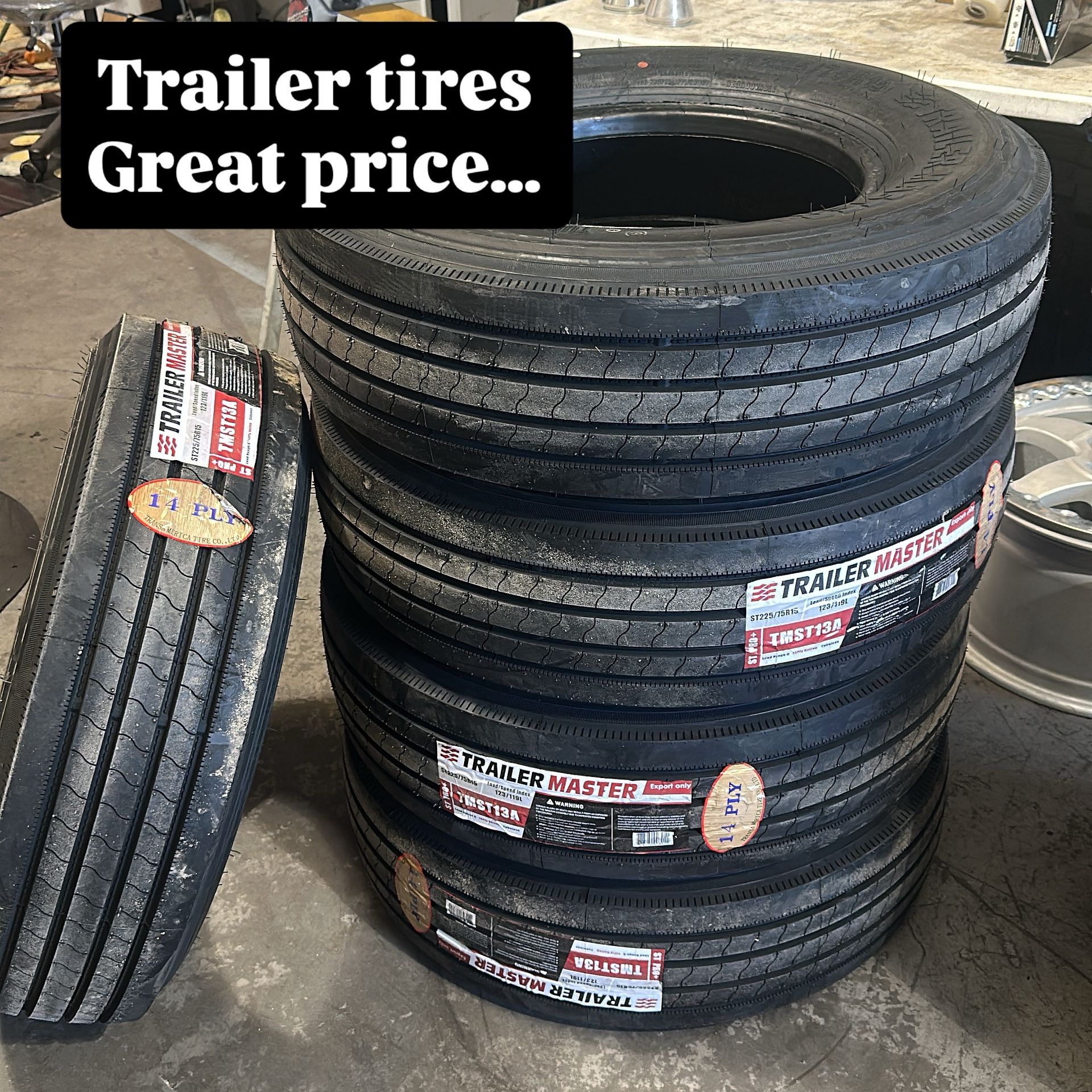 Trailer Tires On Sale 8,10,14 Ply