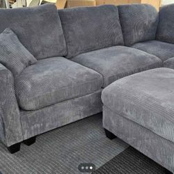 Sectional Sofa With Ottoman