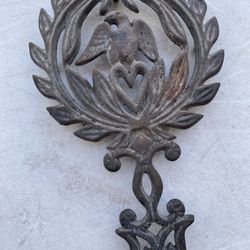 Antique Eagle Cast Iron Trivet 