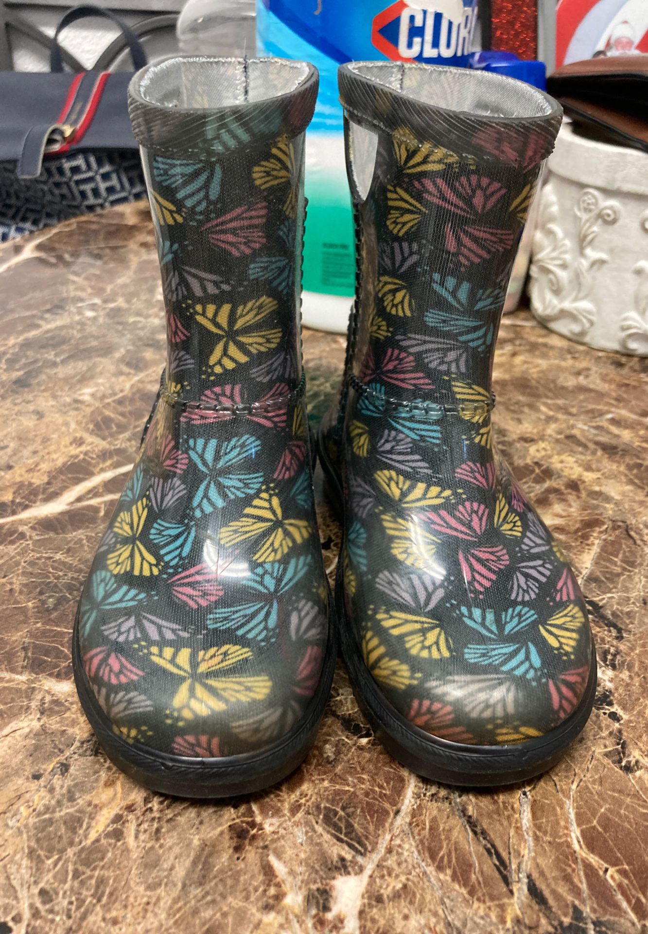 Little girl rain boots