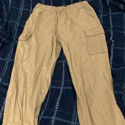 Beige cargo pants