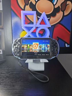 Black & Light Blue PS Vita 2000