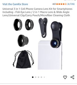 3in1 Camera Lens Kit for smartphones