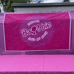 Barbie Backdrop 