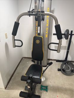 gold gym workout brench