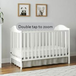 White Crib Baby Nursery 