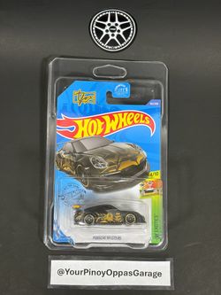 Hot Wheels - HW Exotics #4/10 - Tanner Fox Black Gold Porsche 911 GT3RS (GHC30)