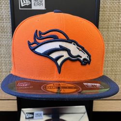 Denver Broncos New Era Fitted Hat/Cap