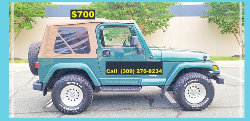 Fully Maintained$700 I’m Selling my 1999 Jeep Wrangler