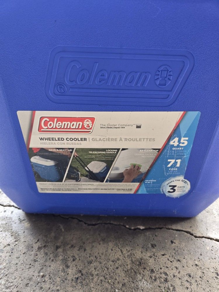 Coleman -Wheeled Cooler