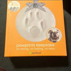 Paw print Keepsake 