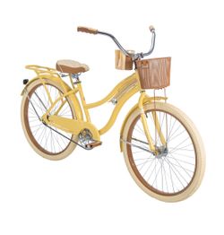 Huffy Yellow Bike With Basket 