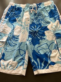 SD floral print beach shorts, men's size M