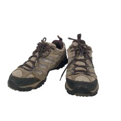 MERRELL Womens Dusty Olive Continuum Air Cushion Hiking Outdoor Boots Size 9