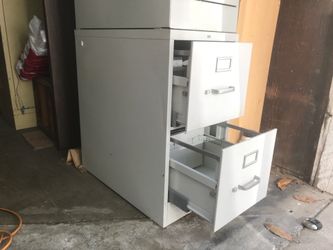 Two drawer filing cabinet