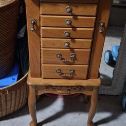 Wooden Jewelry Cabinet