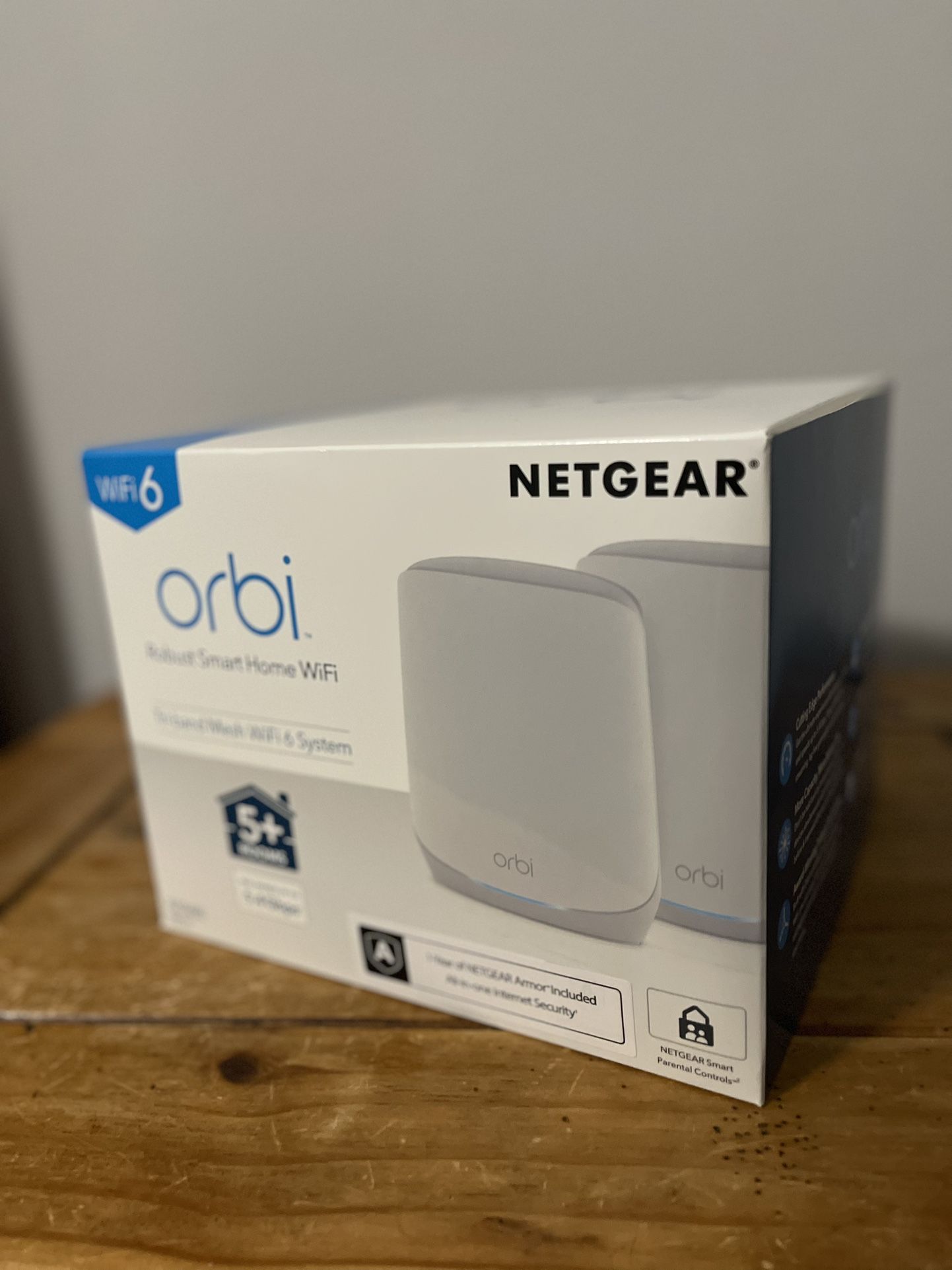 NETGEAR Orbi Tri-Band WiFi 6 Mesh Network System (RBK762S)