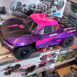 Brushless electric rear wheel drive RC Short course Truck