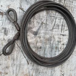 Steel cable.    35 feet