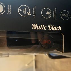 CHI Tourmaline Ceramic Series Hair Styling Iron 1'' - Matte Black
