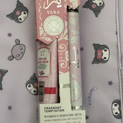 Yara perfume and hand cream