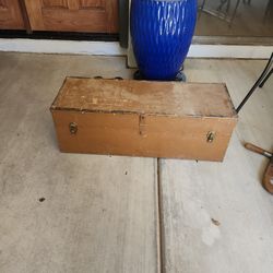 Old Tool Wooden Tool Box