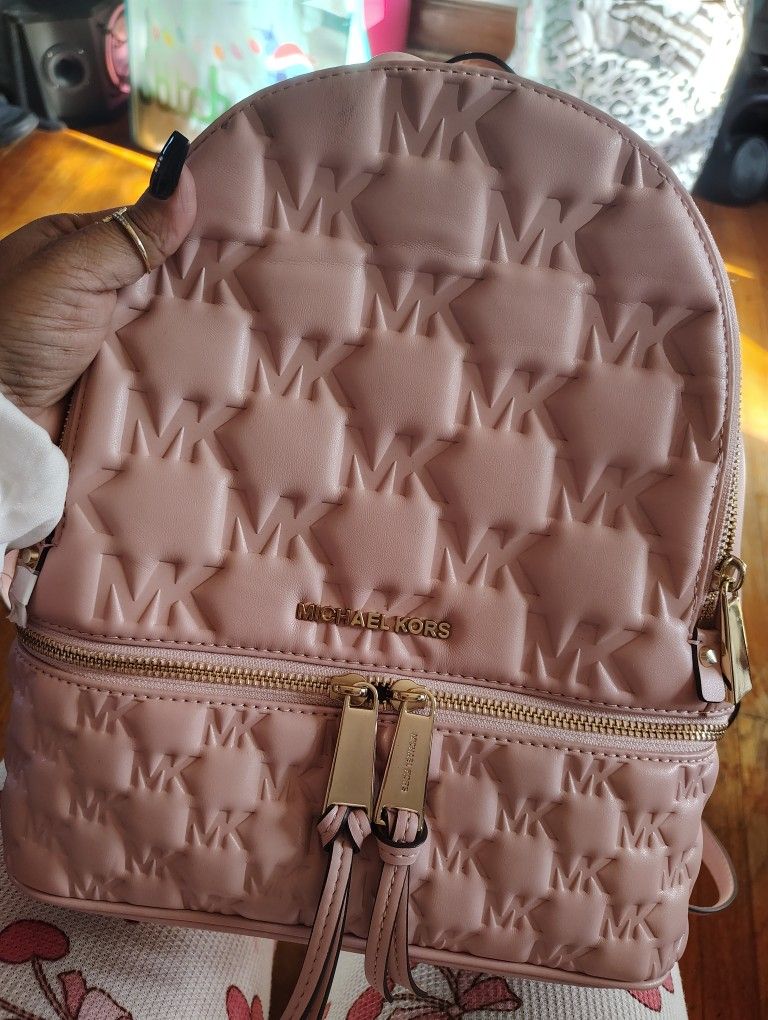 MK Pink Backpack