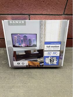 New “Sanus” Simplicity Full Motion T.V. Wall Mount