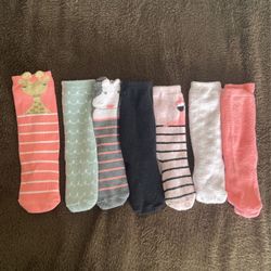 Baby Girl Knee High Socks 6-12 Month