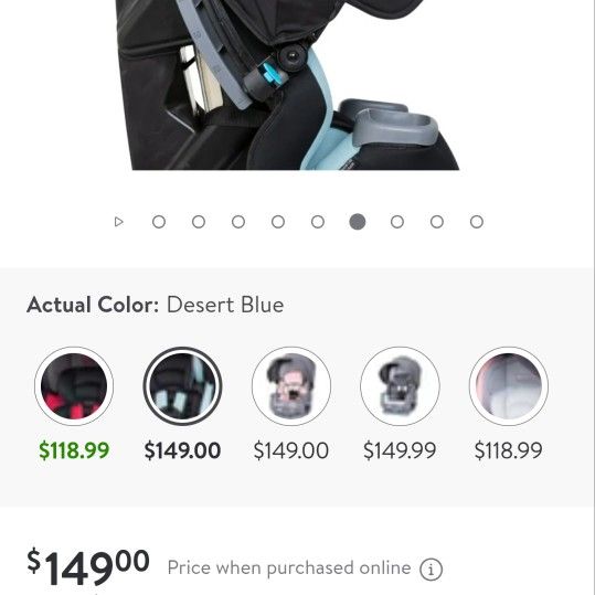 4 In 1 Car Seat With Canopy (New In Box)