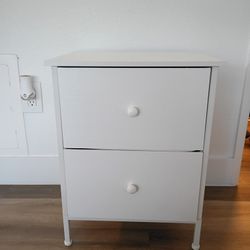  2 Drawer Nightstands - White
