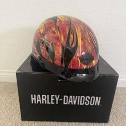 HD Gloss Black Half Helmet (L)