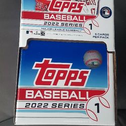 ⚾️⚾️⚾️2022 Topps Baseball Series 1 Gravity Box 50 Packs Brand New Unopened Factory Sealed‼