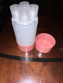 Travel Size Refillable Bottles with Holder