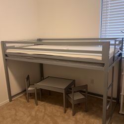 Kids Twin Bed And Table Set