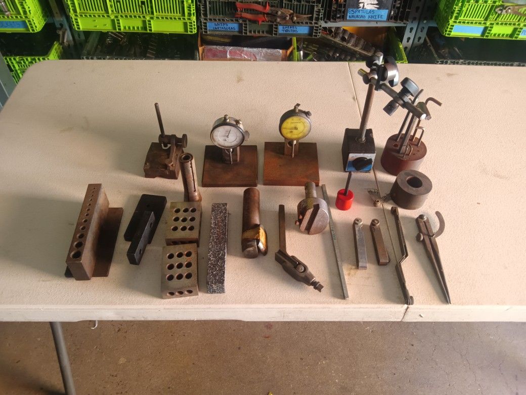 Machinist Tools Dial Indicator And More