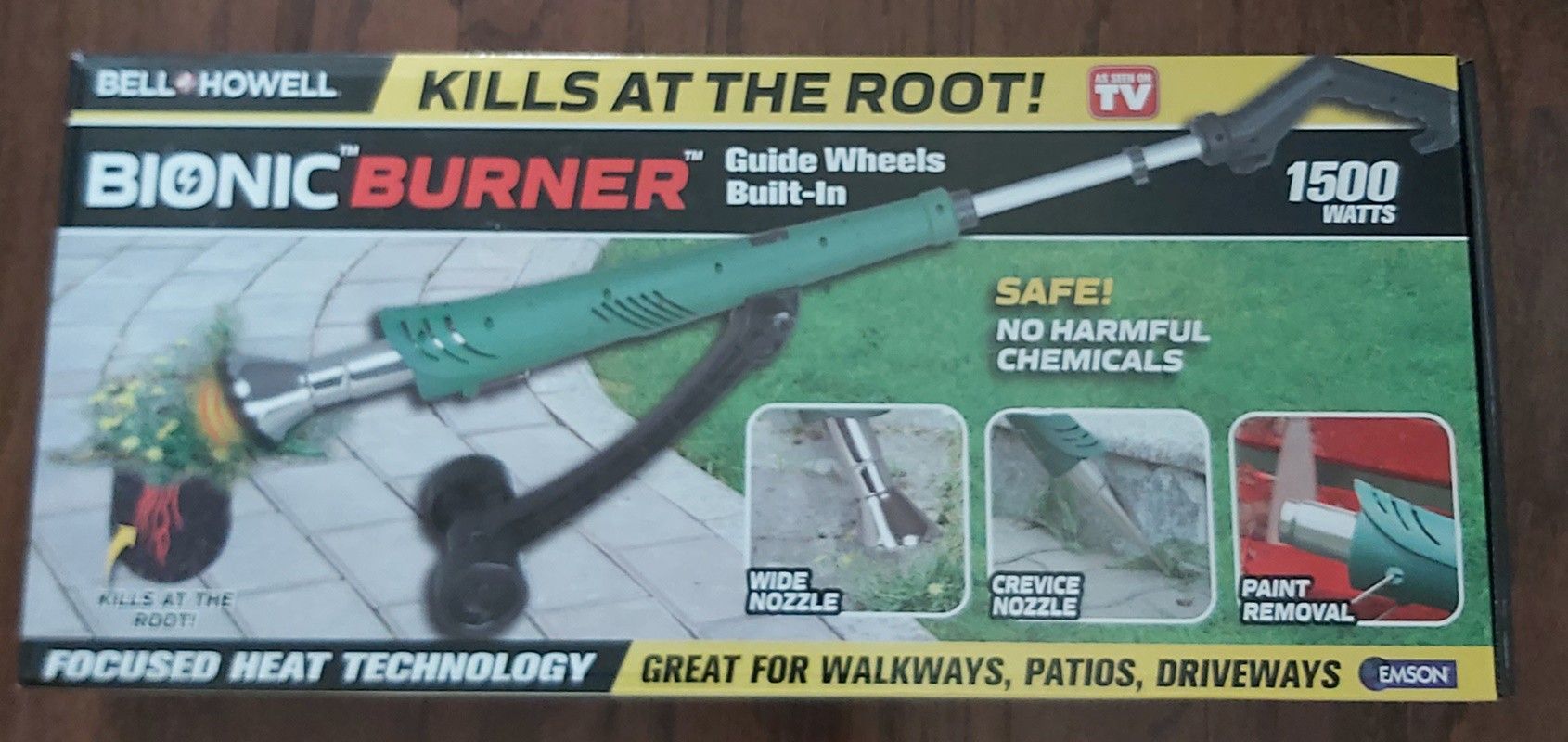 New Bell & Howell Bionic Burner Deluxe Weed Killer w/Wheels