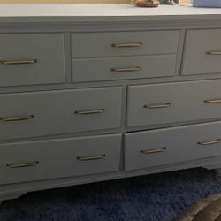 Large Light Blue Dresser