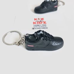 Air Force One Uptown Supreme 3D Mini Sneaker Keychain