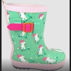 Unicorn Boots Garden Toodler Girl Size 7-8