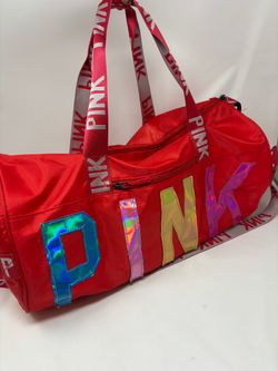 Victoria's Secret PINK Red Duffle Bag