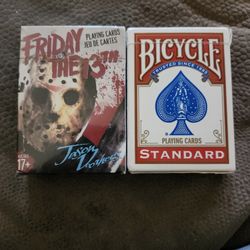 Friday The 13th Playing cards sealed. 