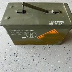 Military Ammo Metal Storage box