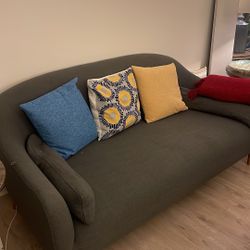 Couple Of Navy Blue Couches