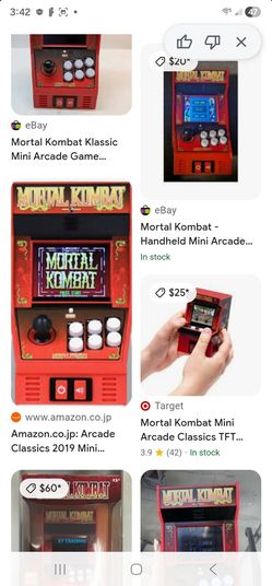 Mortal combat miny Arcade no baterias