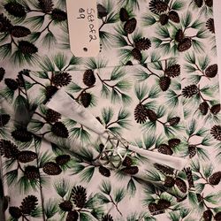 Set of matching handmade placements and napkins