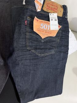 31 X 30 - 501 Levi Strauss - Straight Leg Button-Fly